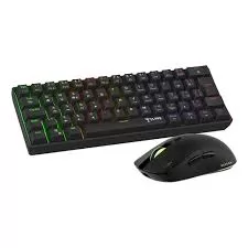 COMBO TECLADO E MOUSE SEM FIO COMPACT SHINE R8