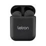 FONE SEM FIO BOX PRETO ESTEREO EARBUDS CASE CARREGADOR BLUETOOTH LETRON