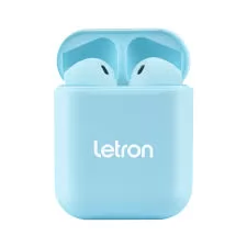 FONE SEM FIO BOX AZUL ESTEREO EARBUDS CASE CARREGADOR BLUETOOTH LETRON