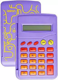 CALCULADORA 8 DIGITOS FLIP ESTAMPA PETS - LETRON