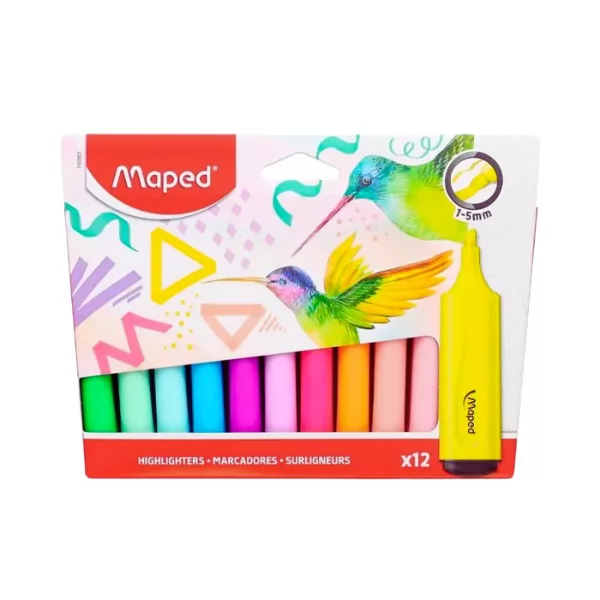 MARCA TEXTO FLUOPEPS CLASSIC CORES SORTIDAS MAPED