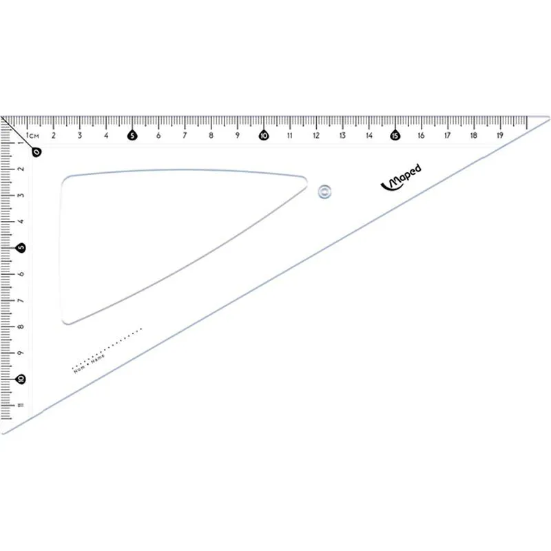 ESQUADRO 60 E 21 CM INQUEBRAVEL MAPED