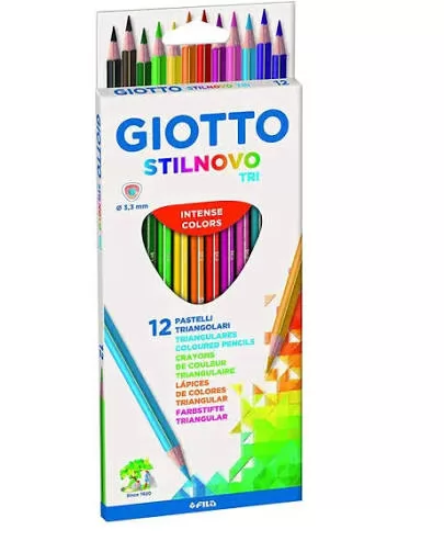 LAPIS DE COR GIOTTO STILNOVO 12 CORES GIOTTO