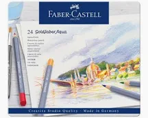 GOLDFABER AQUAREL METAL 24 CORES FABER CASTELL