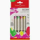 MARCADOR MULTIMARK NEON FABER CASTELL