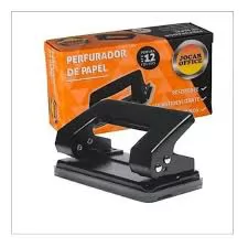 PERFURADOR DE METAL 2 FUROS P/ 12F JOCAR OFFICE