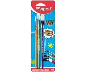 KIT PINCEL COLORPEPS C/4UN MAPED