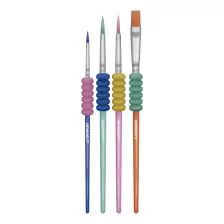 PINCEL ERGONOMICO COM BORRACHA PONTA REDONDA/CHATA LEO&LEO