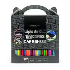 LAPIS DE COR CARBON LINE C/100 CORES REDONDO LEO&LEO