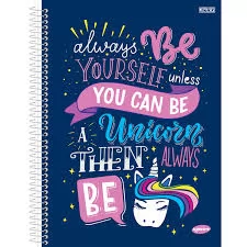 CADERNO UNIV 1M CD AD 96F KBOM FEM SAO DOMINGOS