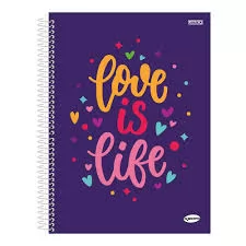 CADERNO UNIV 10M CD AD 200F KBOM FEM SAO DOMINGOS
