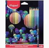 LAPIS DE COR DEEPSEA PARADISE 24 CORES - MAPED