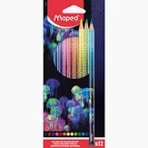 LAPIS DE COR DEEPSEA PARADISE 12 CORES - MAPED