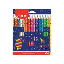 LAPIS DE COR PIXEL PARTY 24 CORES - MAPED