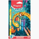 LAPIS DE COR JUNGLE FEVER JUMBO 12 CORES - MAPED