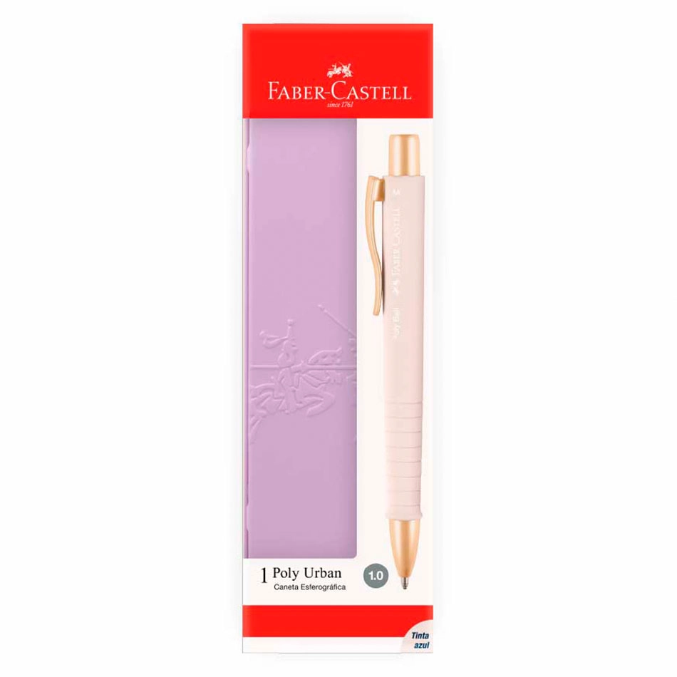 CANETA ESF. POLY BALL URBAN COLORS FABER CASTELL