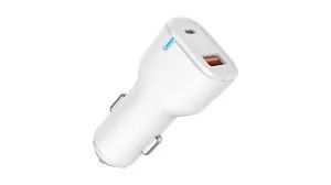 CARREGADOR VEICULAR ULTRA CHARGE TIPO C 1USB- BRANCO LETRON