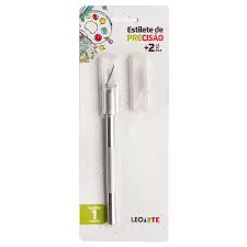 ESTILETE TIPO BISTURI 2 LAMINAS EXTRAS UND LEOARTE