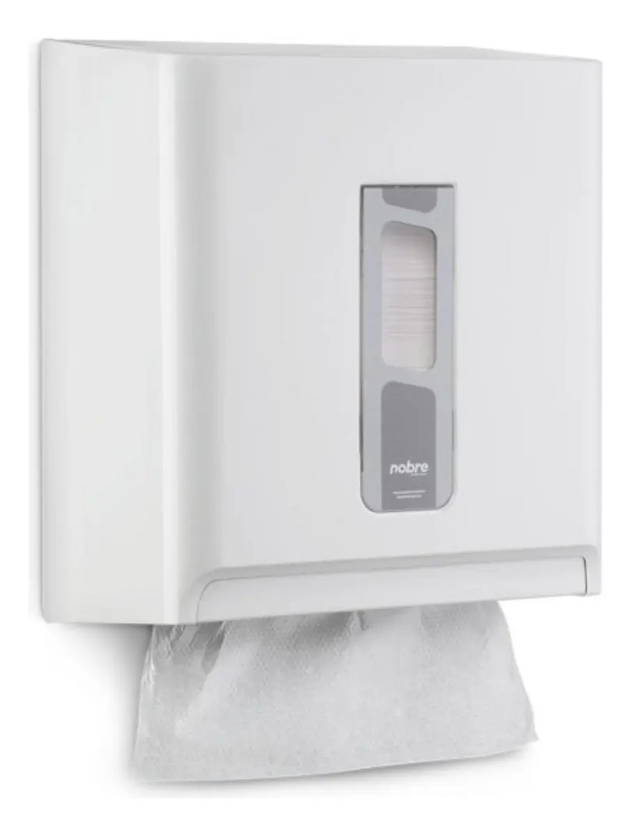 DISPENSER PARA PAPEL TOALHA INTERFOLHADO BRANCO NOBRE