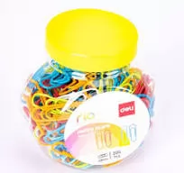 CLIPES DE PAPEL METALICOS 6 CORES POTE C/200UN DELI