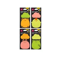 NOTAS ADESIVAS 76X76MM NUVENS E ANIMAIS 2X20 FLS DELI