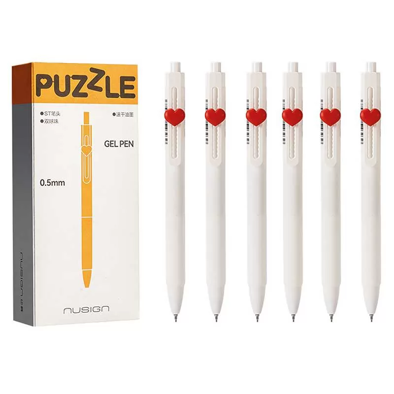 CANETA GEL RETRATIL PUZZLE PONTA BULLER 0,5MM DELI