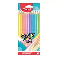 LAPIS DE COR COLORPEPS PASTEL 12 CORES MAPED