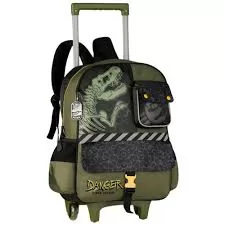 MOCHILA DE RODINHA T-REX ATACK CLIO