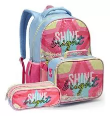 MOCHILA DE COSTAS SHINE FEMININA SEANITE