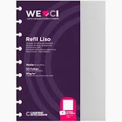 REFIL LISO MEDIO 90G C/50 FOLHAS CADERNO INTELIGENTE
