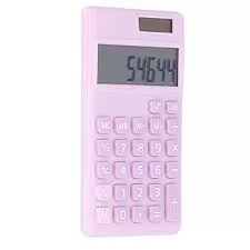 CALCULADORA 8 DIGITOS BATERIA E SOLAR ROXA DELI