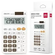 CALCULADORA 12 DIGITOS BRANCA DELI