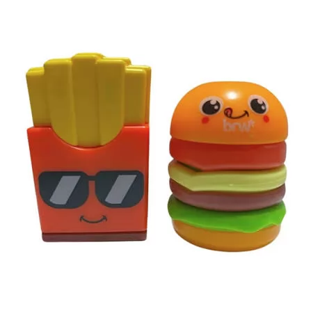 APONTADOR PLÁSTICO E BORRACHA FAST FOOD BRW