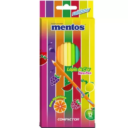 LAPIS DE COR NEO-PEN MENTOS C/12UN COMPACTOR
