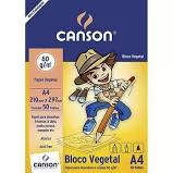 PAPEL VEGETAL A4 60G COM 50 FOLHAS CANSON