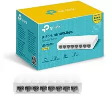 SWITCH 08 PORTAS 10/100 LS1008 PIX-LINK