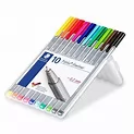 KIT CANETA TRIPLUS FINELINER C/ 10 CORES STAEDTLER