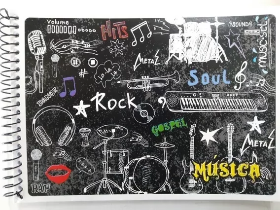 CADERNO DE MÚSICA  40 FL SD