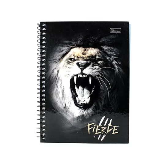 CADERNO FIERCE 80FLS 1X1 UN. CAPA SORTIDA