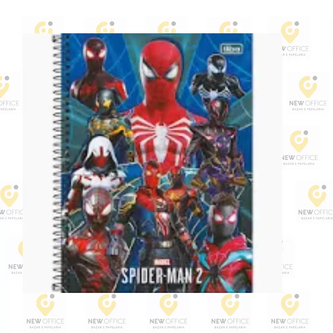 CADERNO ESP CD 1/4 SPIDER MAN 80F - TILIBRA
