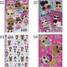 CADERNO LOL 96 FOLHAS UN. CAPA SORTIDA
