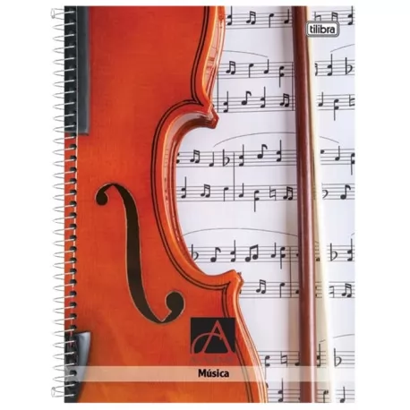 CADERNO MUSICA CD 96 FL ACADEMIE TILIBRA