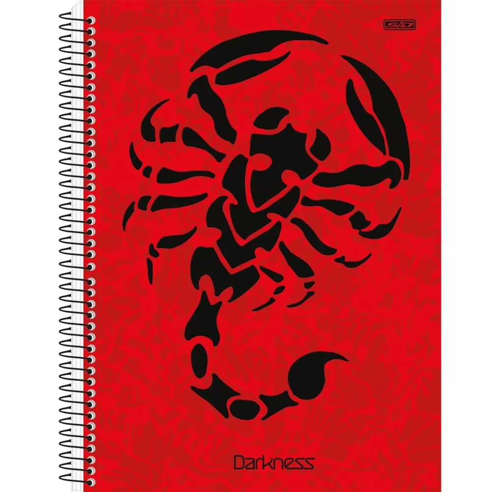 CADERNO UNIVERSITÁRIO DARKNESS 80F