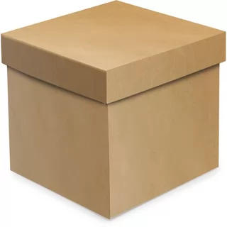 CAIXA CUBO KRAFT ACOPLADA 11X11X12CM