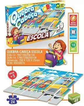 QUEBRA - CABEÇA ESCOLA - UN