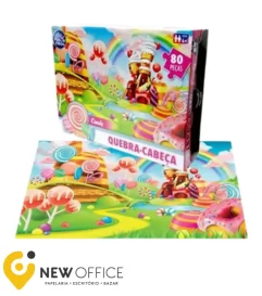 QUEBRA-CABEÇA CANDY 80 PÇS - PREMIUM