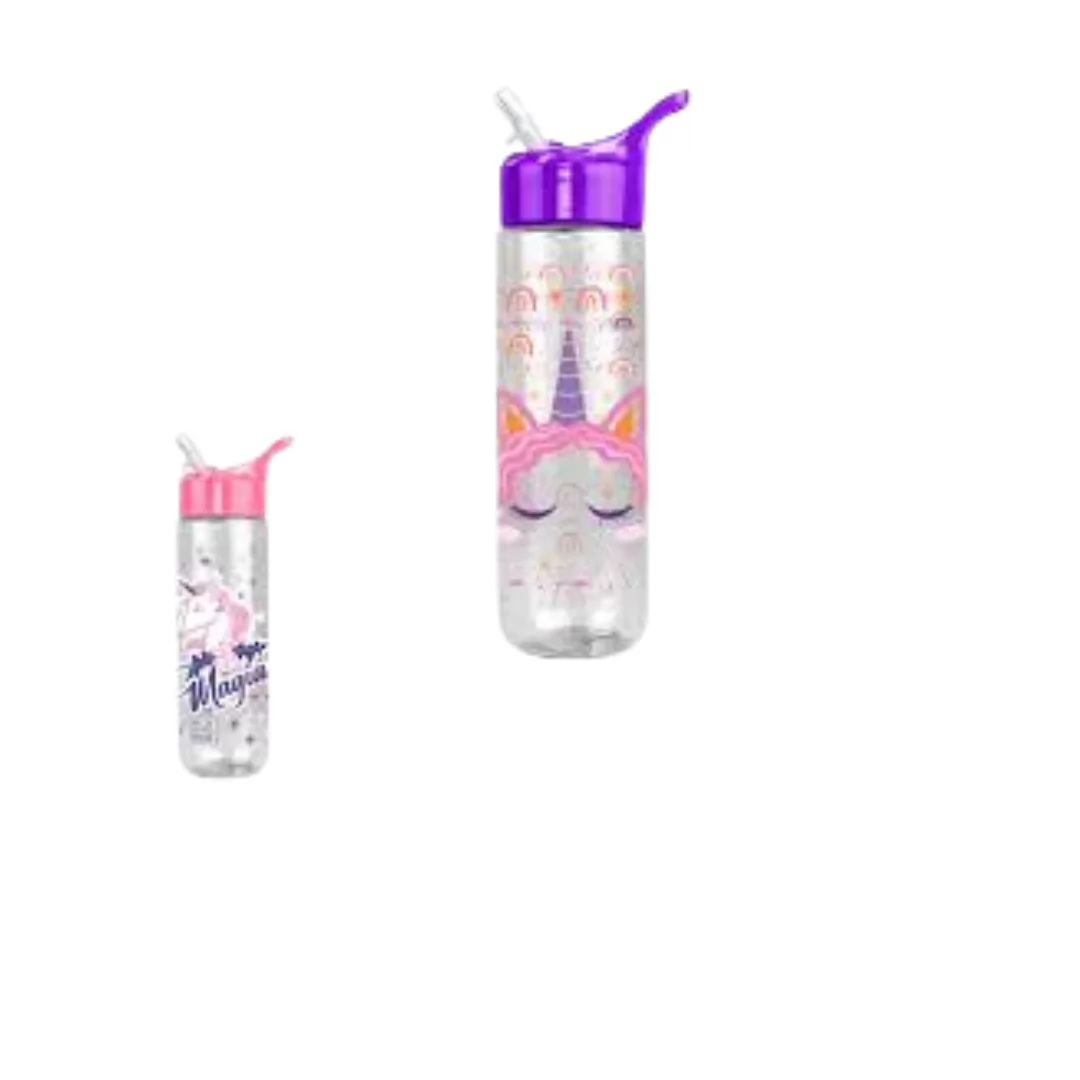 GARRAFA UNICÓRNIO FLIP TOP PET 700ML