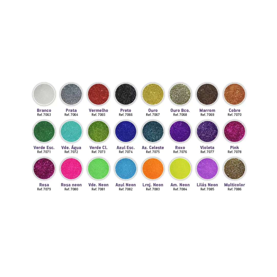GLITTER POTE 3GR. - COR AZUL ROYAL