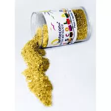 GLITTER PVC OURO POTES 3G. REAL SEDA