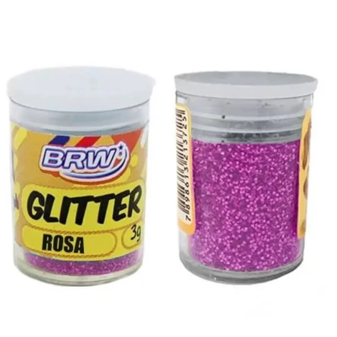 GLITTER ROSA POTE 3GR.